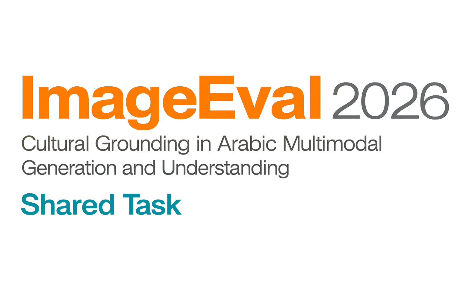 ArabicNLP2026-ImageEval 2026 official conference logo